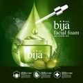 Bija Seed Natural Moisture Skin Care Cosmetic.