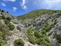 Bijela voda stream canyon or Bijela river karst canyon, Karin Gornji - Croatia