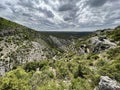 Bijela voda stream canyon or Bijela river karst canyon, Karin Gornji - Croatia