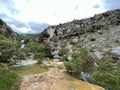 Bijela voda stream canyon or Bijela river karst canyon, Karin Gornji - Croatia