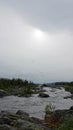 Bijeliteforsen rapids on the Wilderness Road in Vasterbotten, Sweden