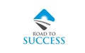 Illustration vector graphic of road to succsess with keys logo design template Royalty Free Stock Photo