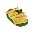 Bika ambon indonesian food design vector Royalty Free Stock Photo