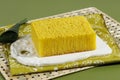 Bika Ambon, Indonesian Honeycomb Cake in Loaf Shape Royalty Free Stock Photo