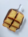 Bika ambon. It is Indonesian traditional food from Medan city Royalty Free Stock Photo