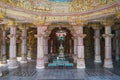 Interior of the Laxmi Nath Temple in Bikaner, India. Royalty Free Stock Photo