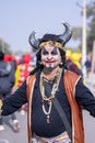 Male in character look at bikaner camel festival