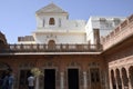 BIKANER, RAJASTHAN, INDIA, November 2018, Tourist at central atrium inside Junagadh Fort