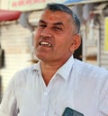 Portrait of indian man in small town of Bikaner