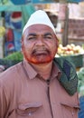 Portrait of muslim man in small town of Bikaner