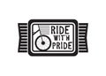 Bike badge vintage style Royalty Free Stock Photo