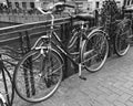 Bike in black and white