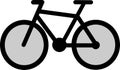 Bike black and white icon