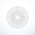 Bike cassette isolated. Vector illustration