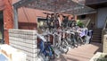 Bike city motorised parking japan Osaka