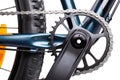 Bike crankset chainring Royalty Free Stock Photo