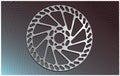 Bike disc brake rotor Royalty Free Stock Photo