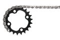 Bike drivetrain with chain Royalty Free Stock Photo