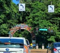 The bike entrance of the Memphis zoo