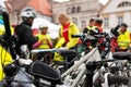 Bike event, gathering of group with bicycles