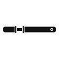 Bike handle pump icon simple vector. Repair fix