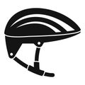 Bike helmet icon, simple style Royalty Free Stock Photo