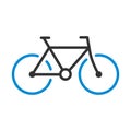 Bike Icon Royalty Free Stock Photo