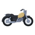 Bike icon cartoon vector. Biker road Royalty Free Stock Photo