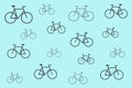 Bike icons background abstract Royalty Free Stock Photo