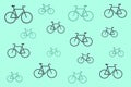 Bike icons background abstract Royalty Free Stock Photo