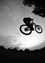 Bike jump Royalty Free Stock Photo