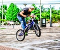 Bike Jump park in the city of Puyo in Ecuador