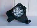 Bike led lamp 3D printer selfmade for motobike night drive