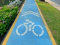 Bike lane around jitladda palace