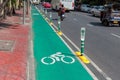 Bike Lane in Bangkok, Thailand.