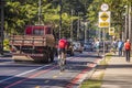 Bike lane - Belo Horizonte - Brazil Royalty Free Stock Photo