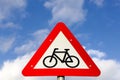 Bike lane traffic sign