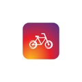 Bike logo template Royalty Free Stock Photo