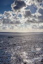 Bike at low tide Royalty Free Stock Photo