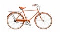 Elegant Orange Bicycle With Mid-century Design