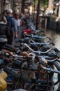 Bike parking area Royalty Free Stock Photo