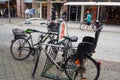 Bike parking in Offenburg, Germany