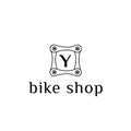 Bike part vector logo for bike shop letter Y