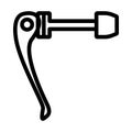 Bike Quick Release Icon Royalty Free Stock Photo