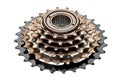 Bike rear cassette, stars of speeds.