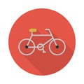 Bike reception vector  flat  icon Royalty Free Stock Photo