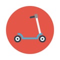 Bike reception vector flat icon Royalty Free Stock Photo