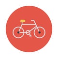 Bike reception vector flat icon Royalty Free Stock Photo