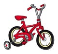 Bike red Royalty Free Stock Photo