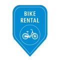 Bike rental icon